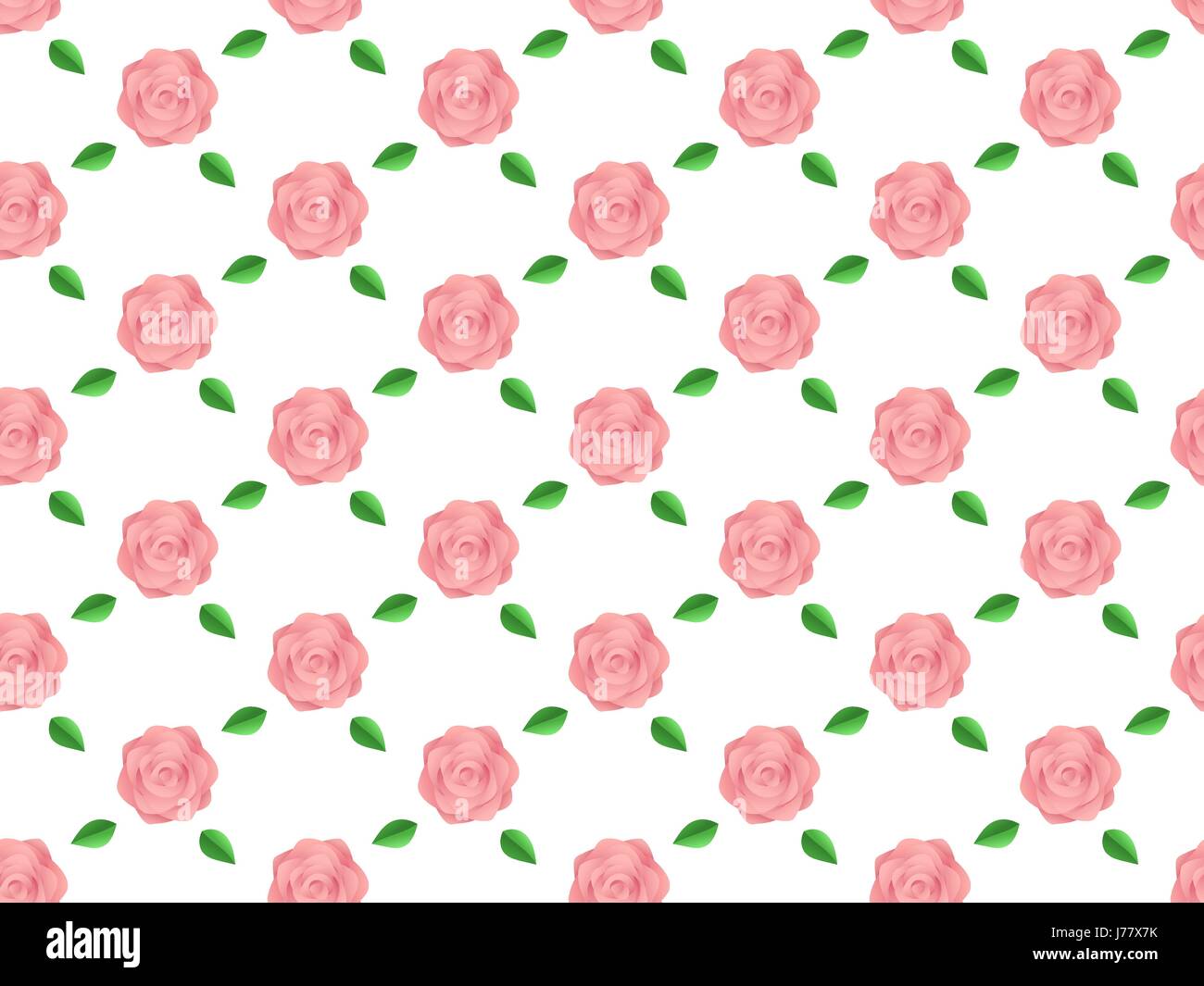 Background flowers roses pattern seamless vector illustration Stock ...