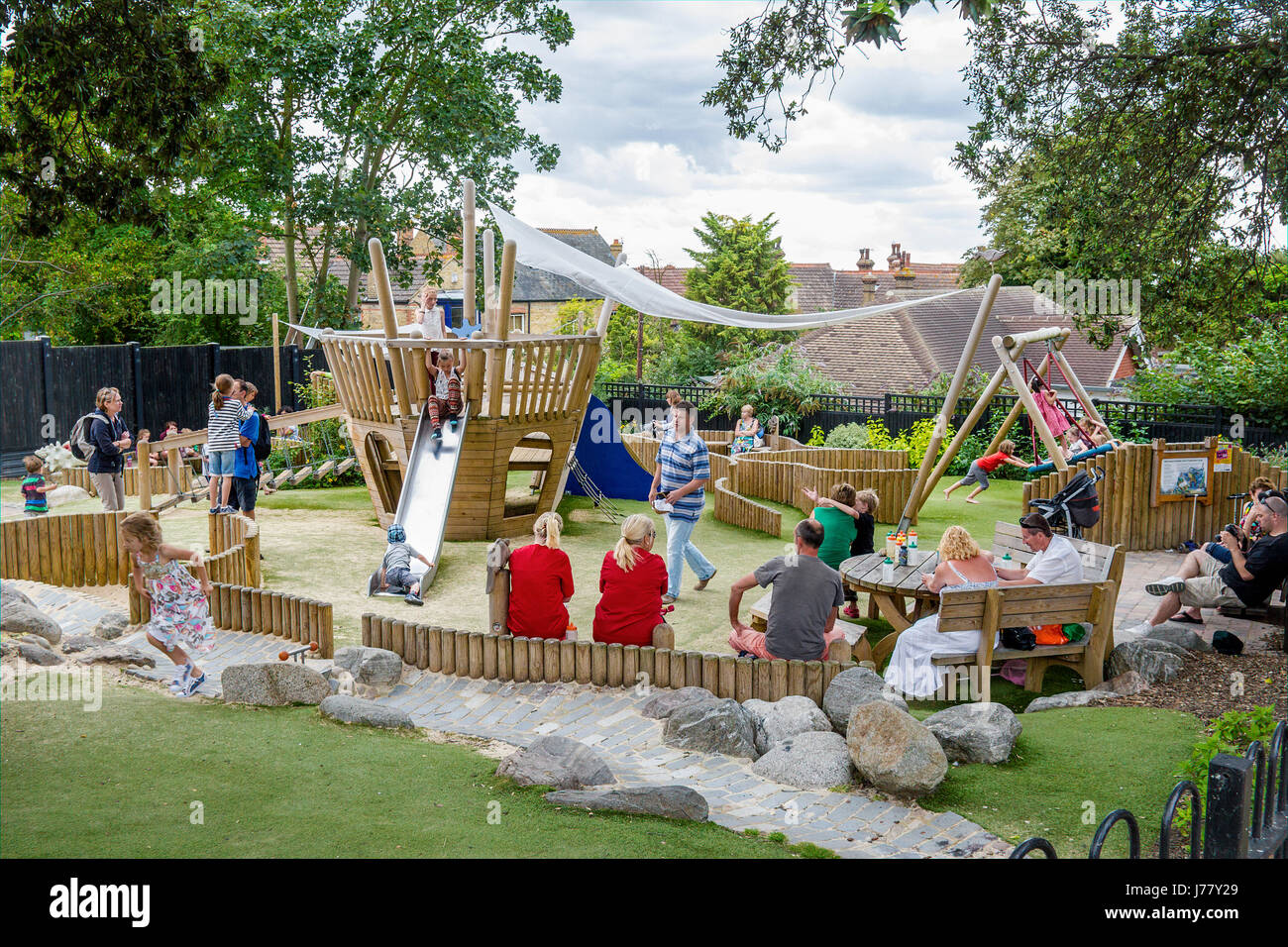 Children's Play Park,Climbing Equipment,Pirate Ship,Whitstable Castle