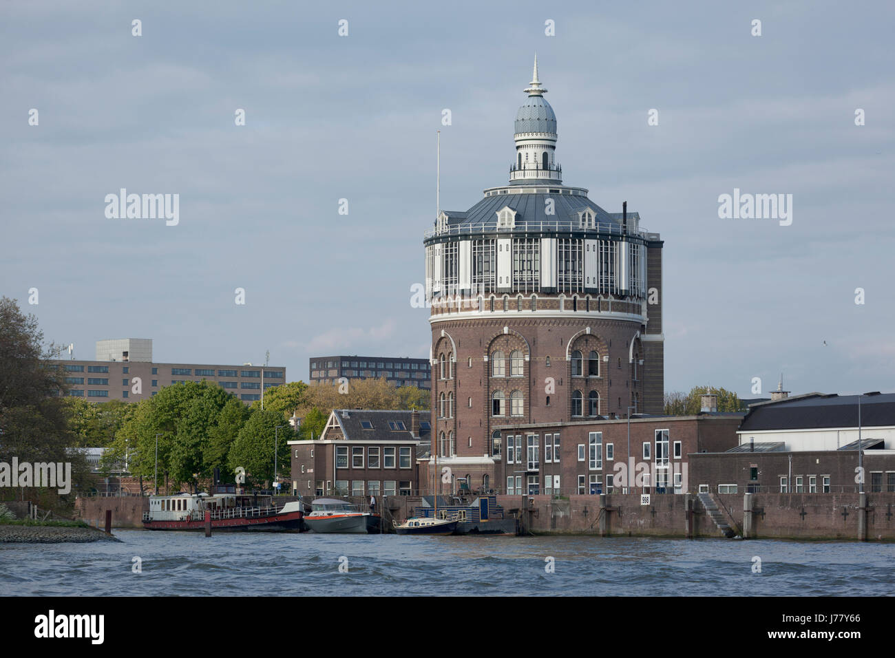 Historic ornamental Water Tower Watertoren, Rotterdam, De Esch Stock Photo Alamy
