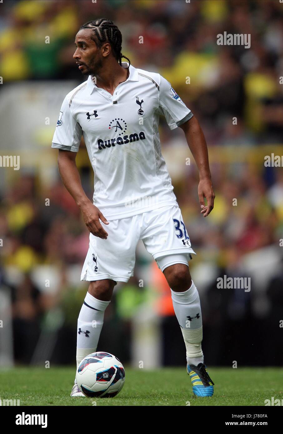 BENOIT ASSOU-EKOTTO TOTTENHAM HOTSPUR FC TOTTENHAM HOTSPUR FC WHITE HART LANE TOTTENHAM ENGLAND 01 September 2012 Stock Photo