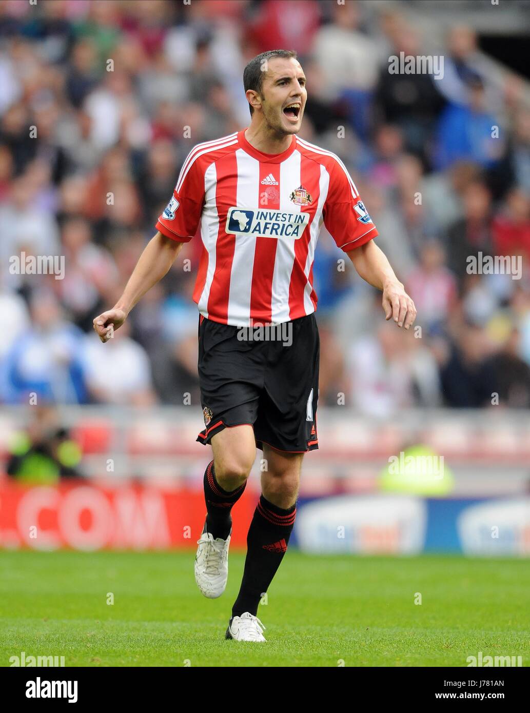 JOHN O'SHEA SUNDERLAND FC SUNDERLAND FC STADIUM OF LIGHT SUNDERLAND