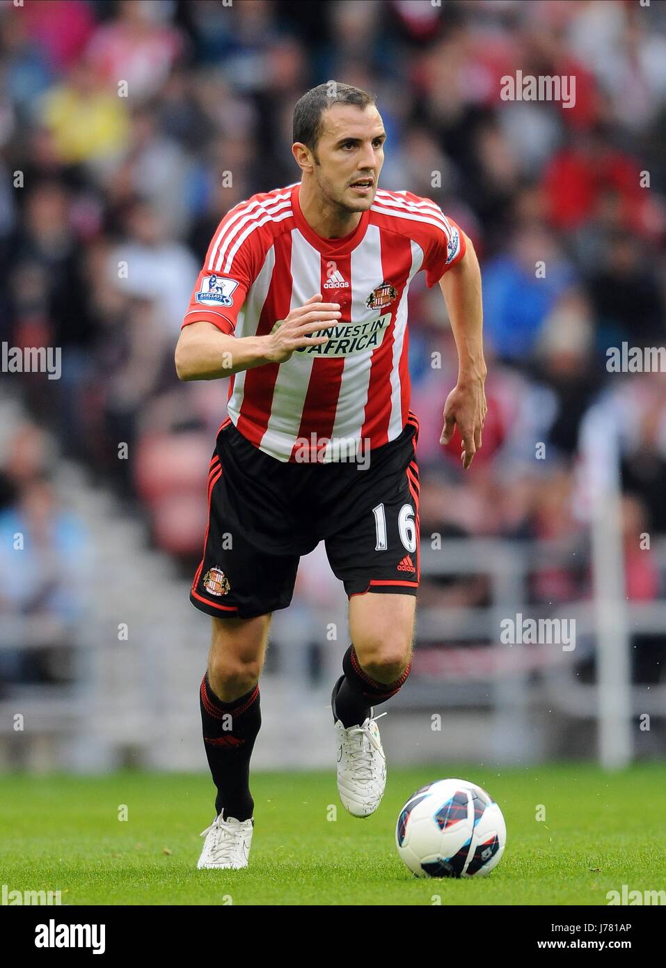 JOHN O'SHEA SUNDERLAND FC SUNDERLAND FC STADIUM OF LIGHT SUNDERLAND
