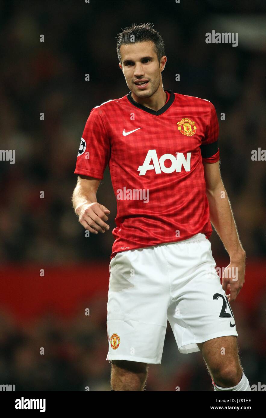 Robin Van Persie Manchester United Fc Manchester United Fc Manchester Stock Photo Alamy