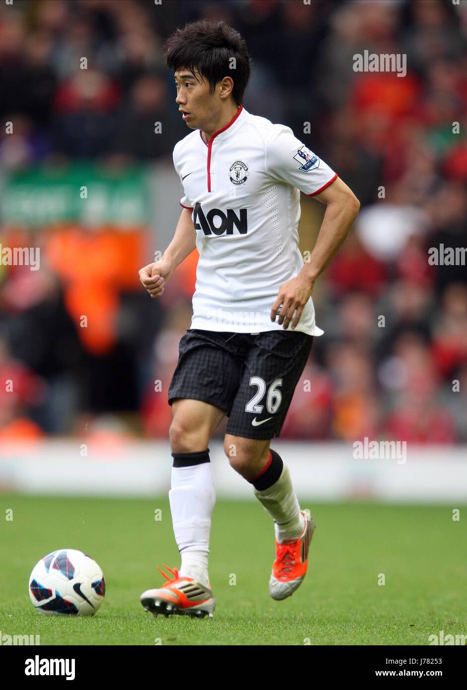 SHINJI KAGAWA MANCHESTER UNITED FC MANCHESTER UNITED FC ANFIELD ...