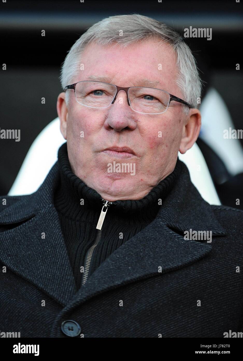 SIR ALEX FERGUSON MANCHESTER UNITED MANAGER SPORTS DIRECT ARENA