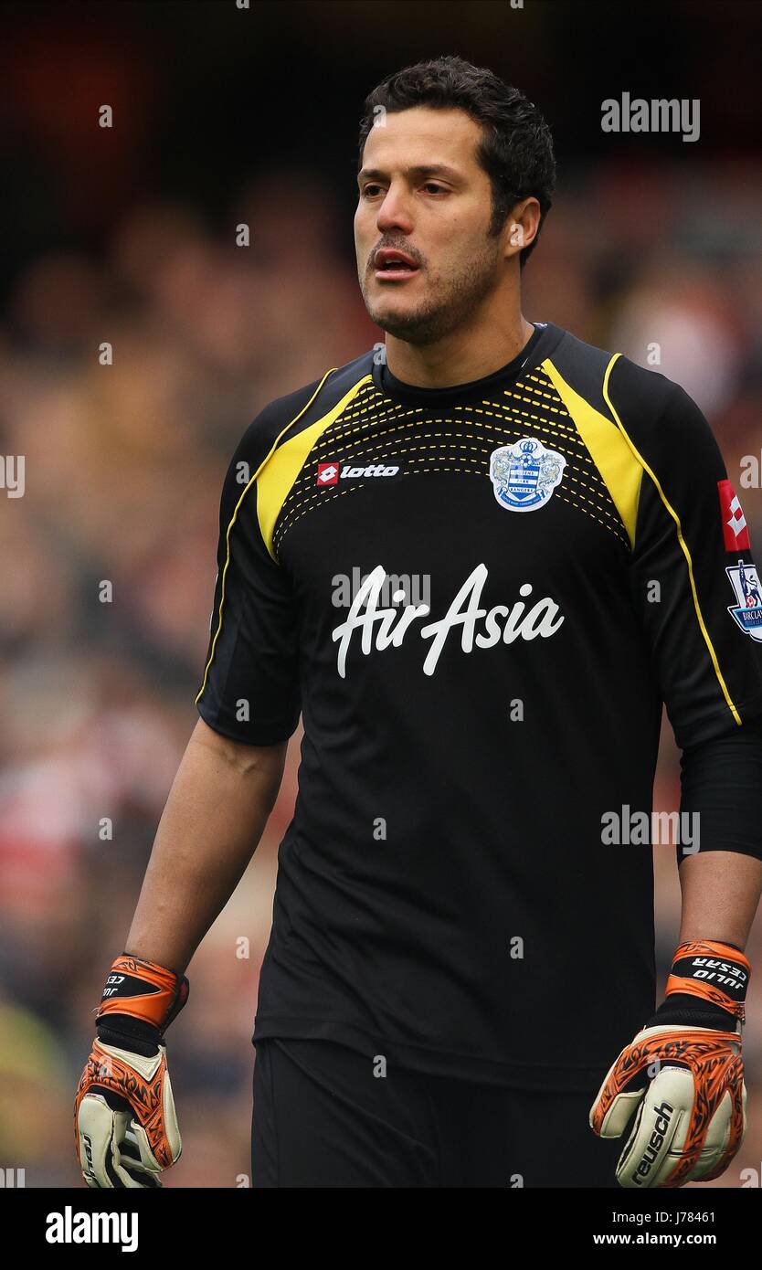 JULIO CESAR QUEENS PARK RANGERS LONDON ENGLAND UK 27 October 2012 Stock  Photo - Alamy