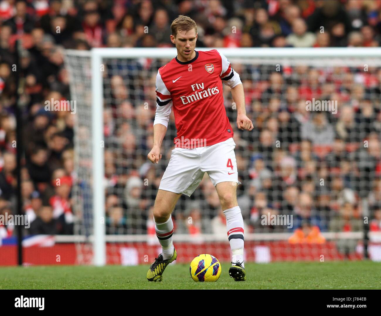 PER MERTESACKER ARSENAL FC LONDON ENGLAND UK 27 October 2012 Stock