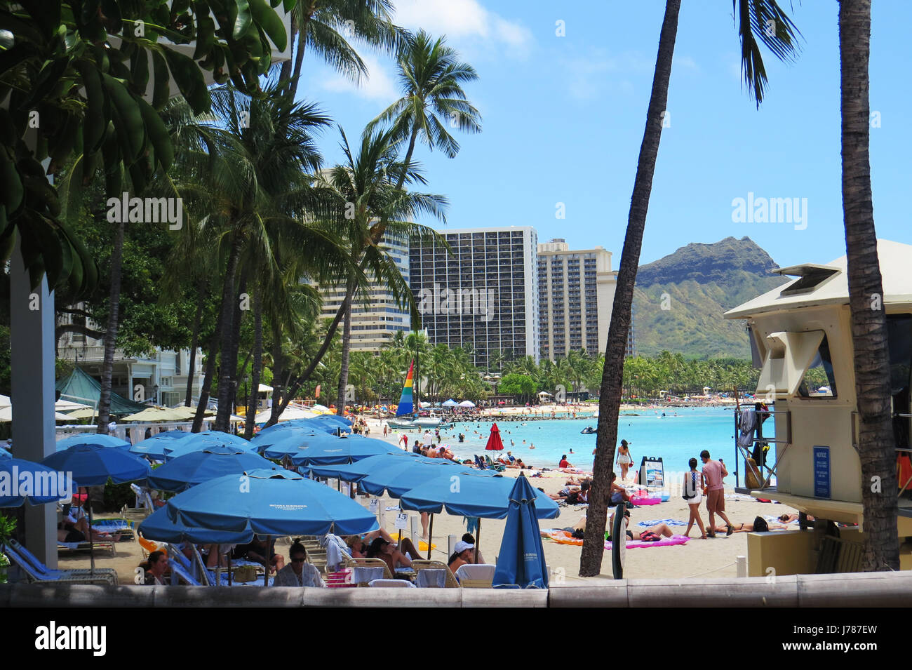 Photo of waikiki beach hi-res stock photography and images - Alamy