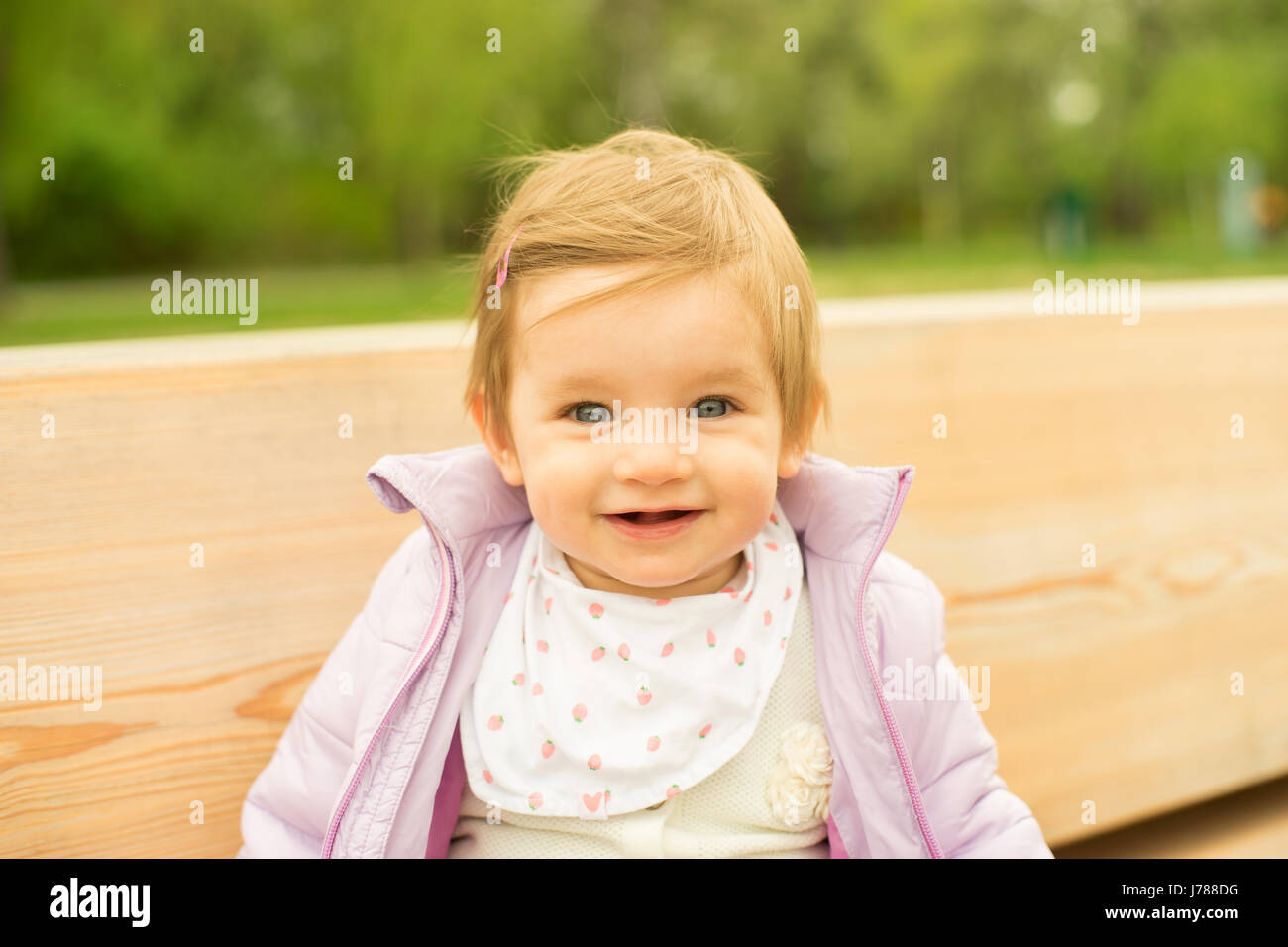 A close up portrait of baby girl Stock Photo - Alamy