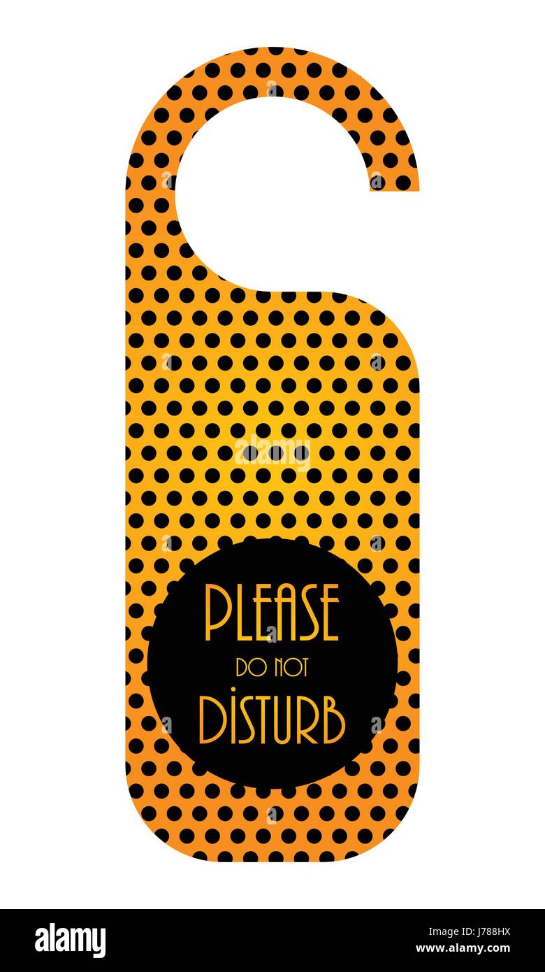 do not disturb hotel door knob, door hanger with special design Stock
