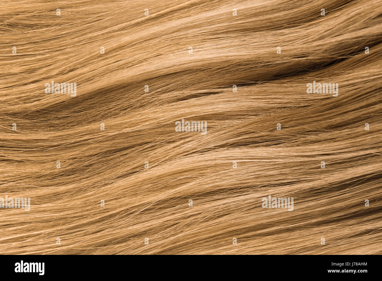 Blonde Hair. Blond Hair Texture Stock Photo