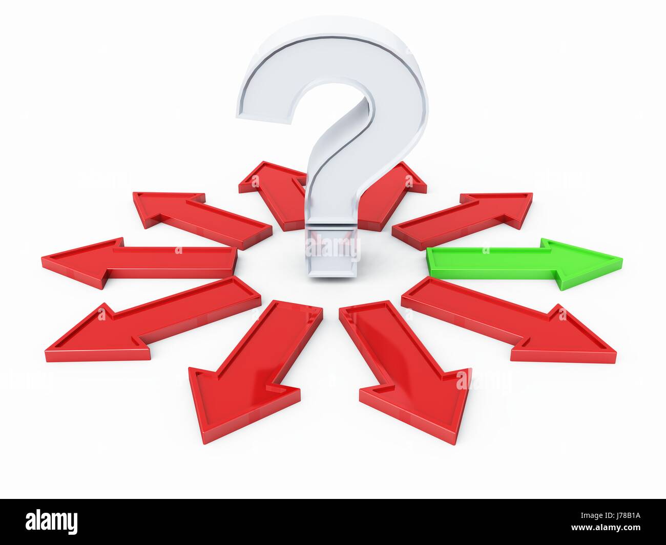 darts arrows query asked ask question demand decision question mark solution Stock Photo Alamy