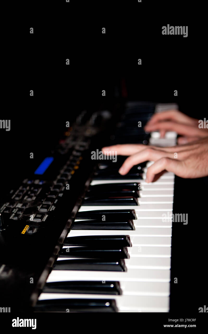 finger music grope perform keyboard keyboard concert music make music  musical Stock Photo - Alamy
