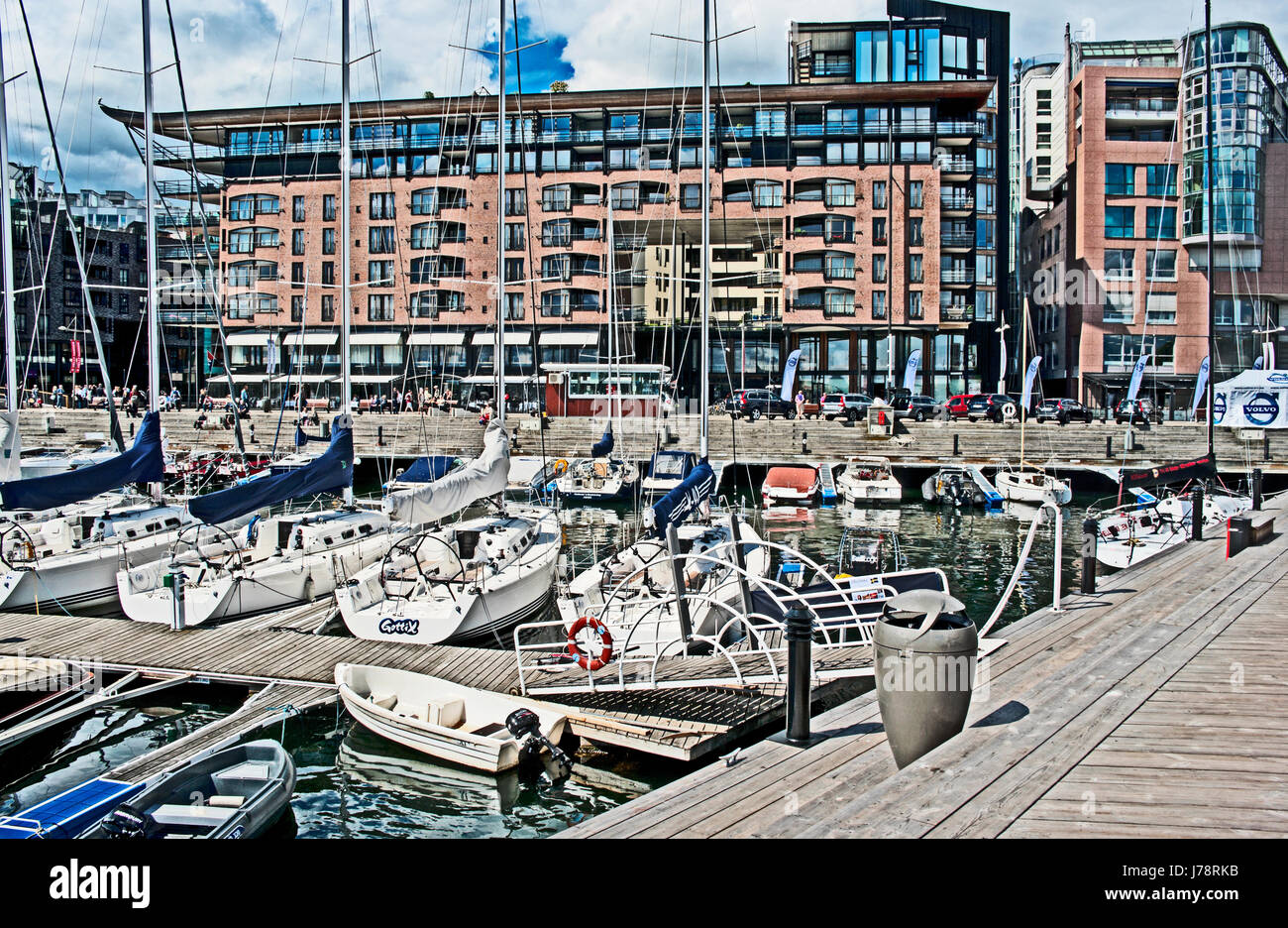 Oslo Harbour Marina, Norway Stock Photo - Alamy