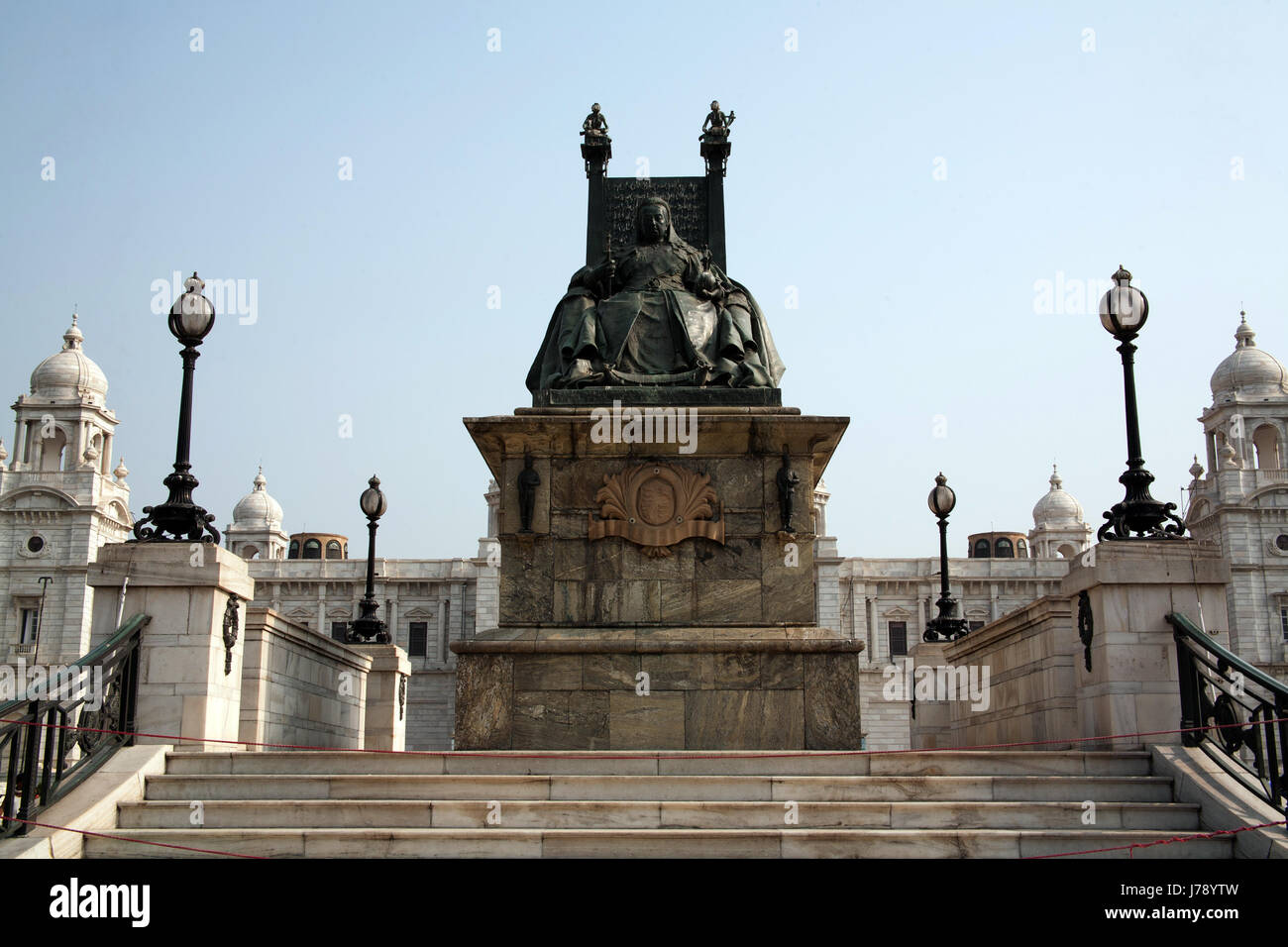 Statue of Queen Victoria outside the Victoria Memorial, Kolkata