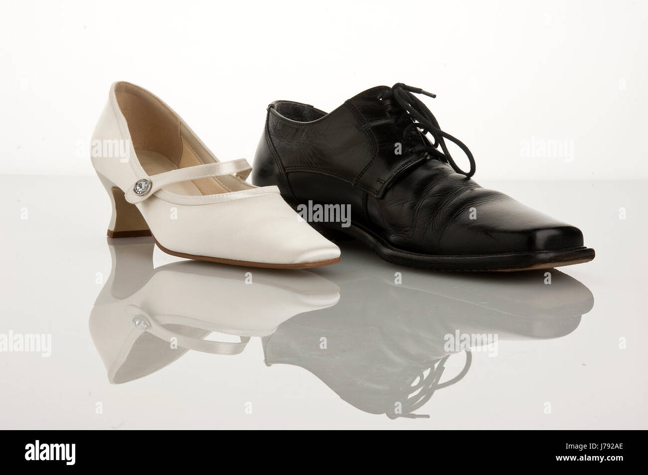 wedding shoes Stock Photo