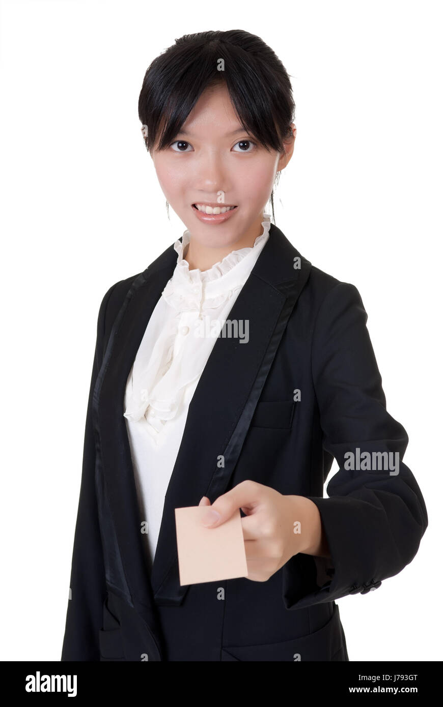 woman closeup portrait business dealings deal business transaction ...