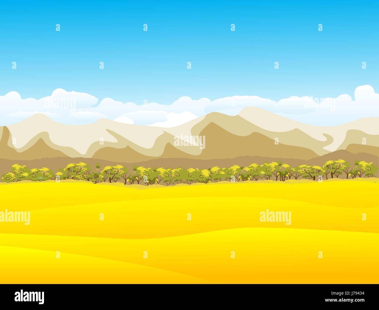 bird branch bush cartoon backdrop background fall autumn bright leaf ...
