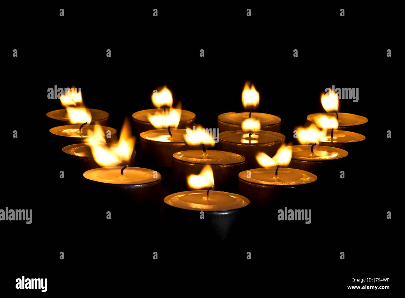 tea lights Stock Photo Alamy