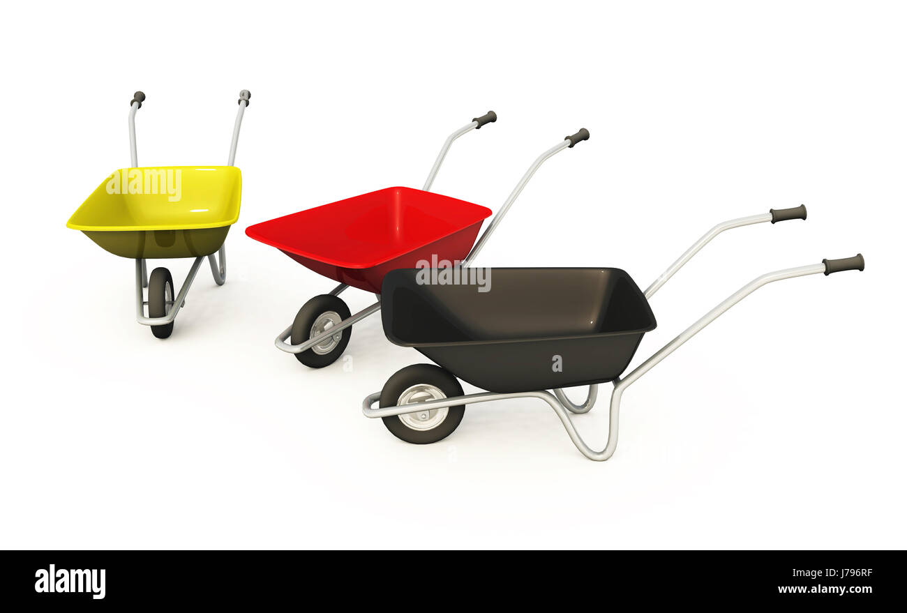 german wheelbarrows 02 Stock Photo Alamy