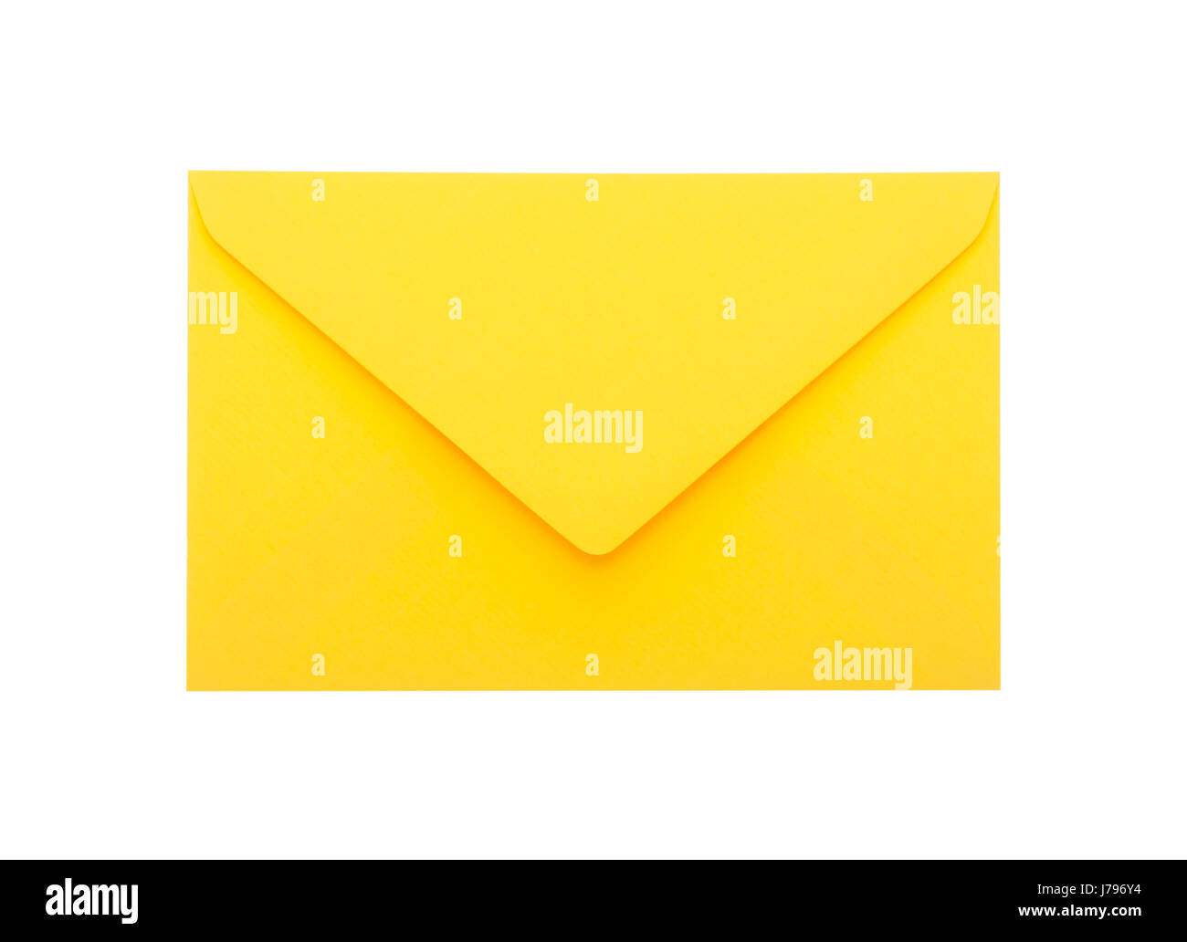 yellow envelope with clipping path Stock Photo Alamy