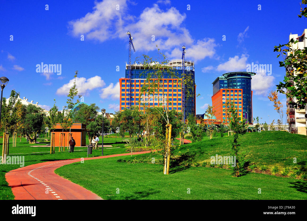 landscape scenery countryside nature blue house building travel ...