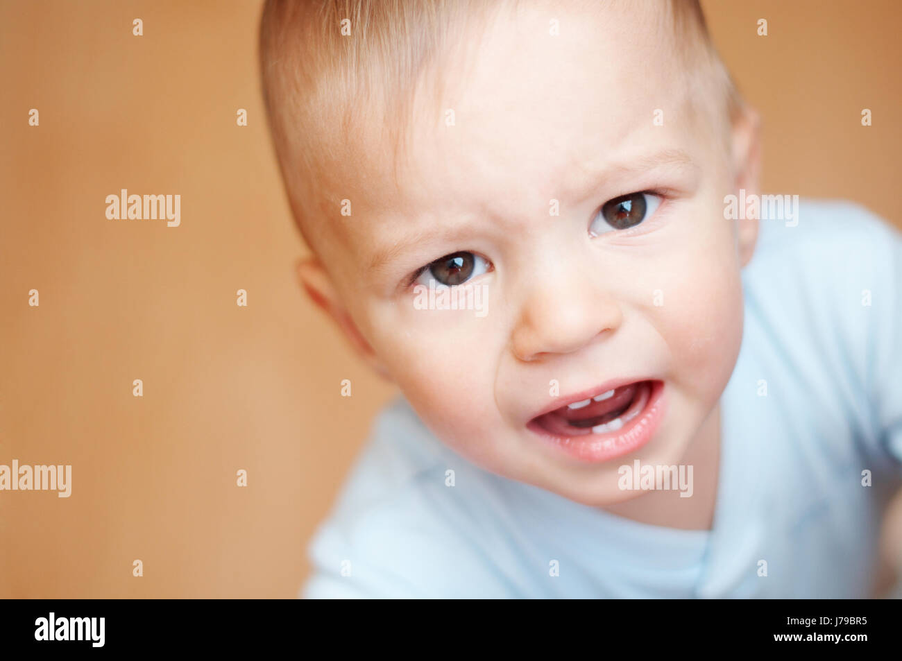 face sad baby anger resentment annoy expression childhood weep cry