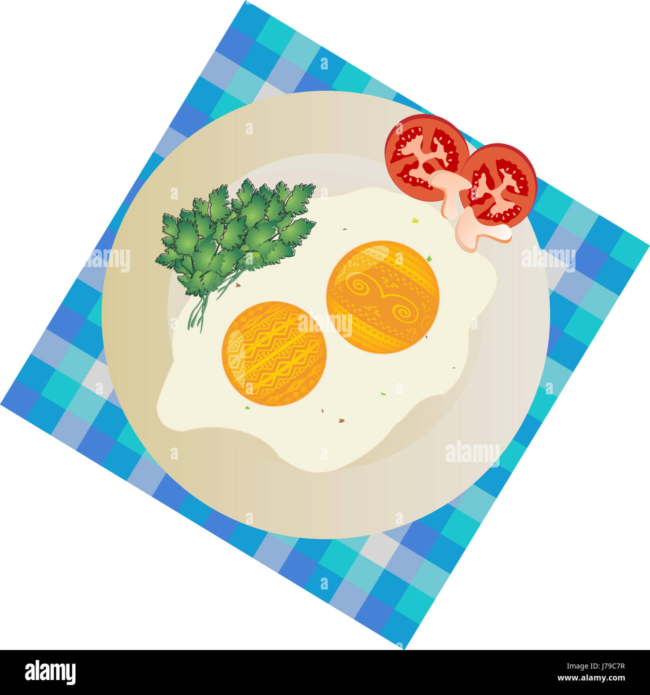 art easter illustration egg artistic backdrop background design art graphic Stock Photo