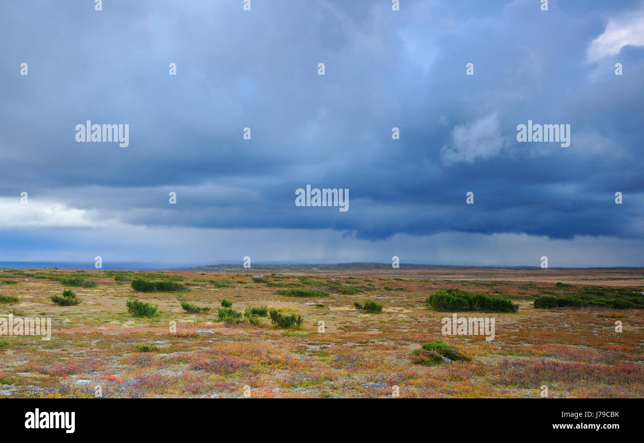 plateau in sweden Stock Photo