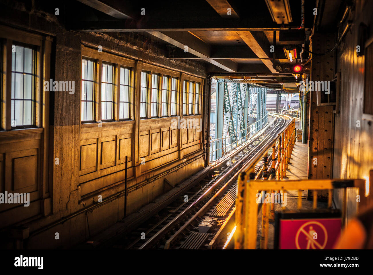 New York Railway Stock Photo