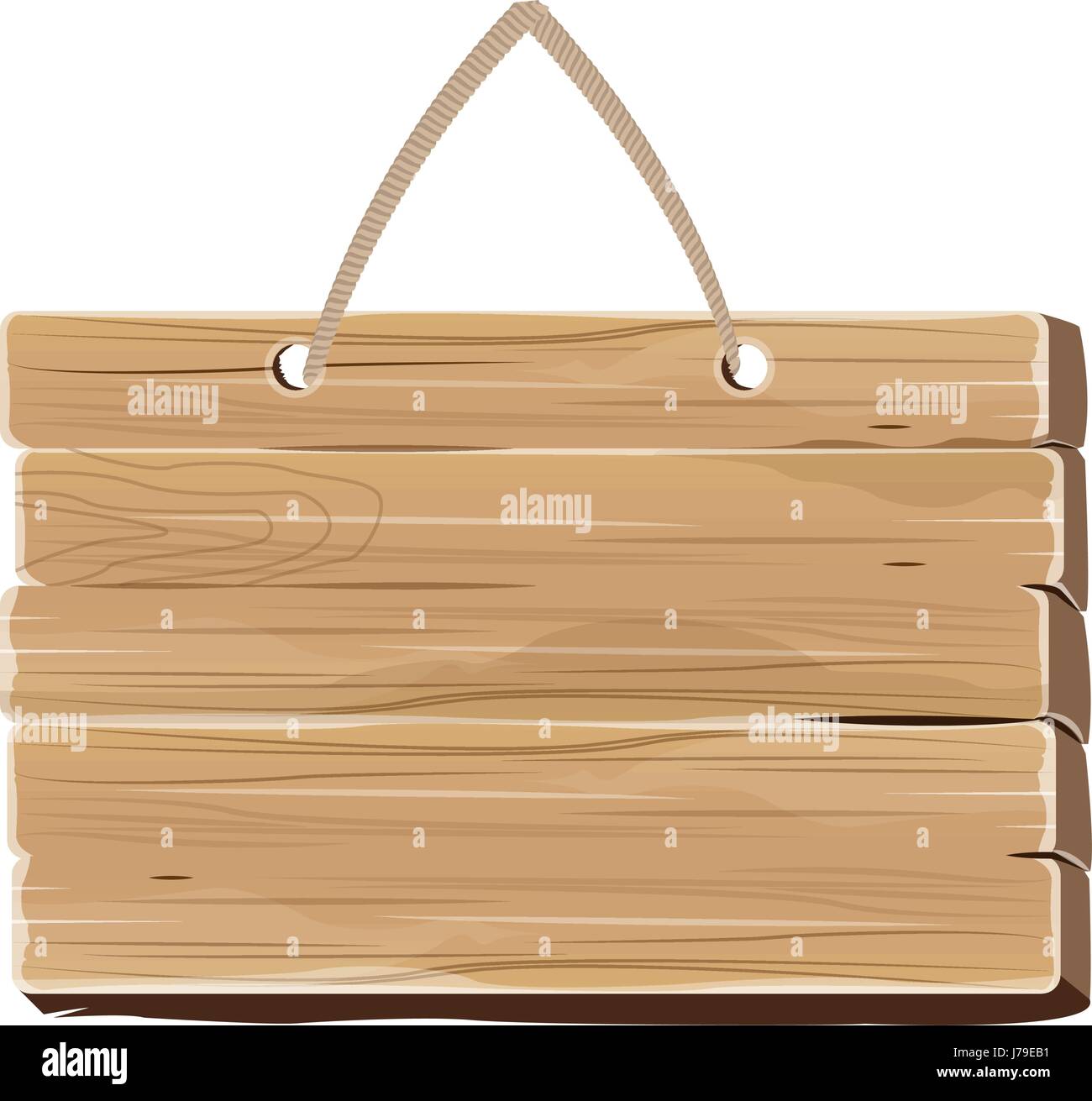 wooden rustic signboard hanging from a rope Stock Vector Image & Art