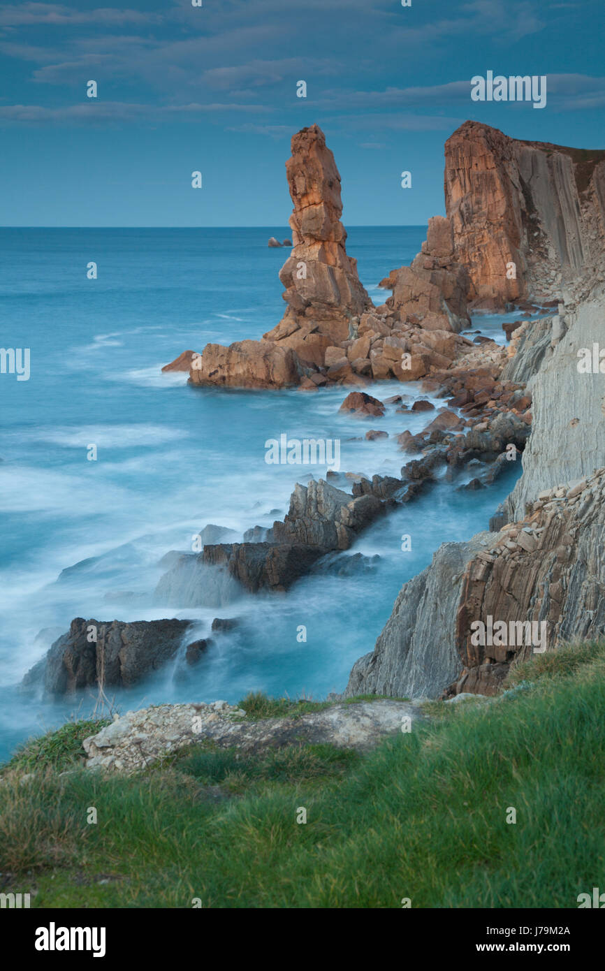 colour coast day during the day cliff landscape scenery countryside nature Stock Photo