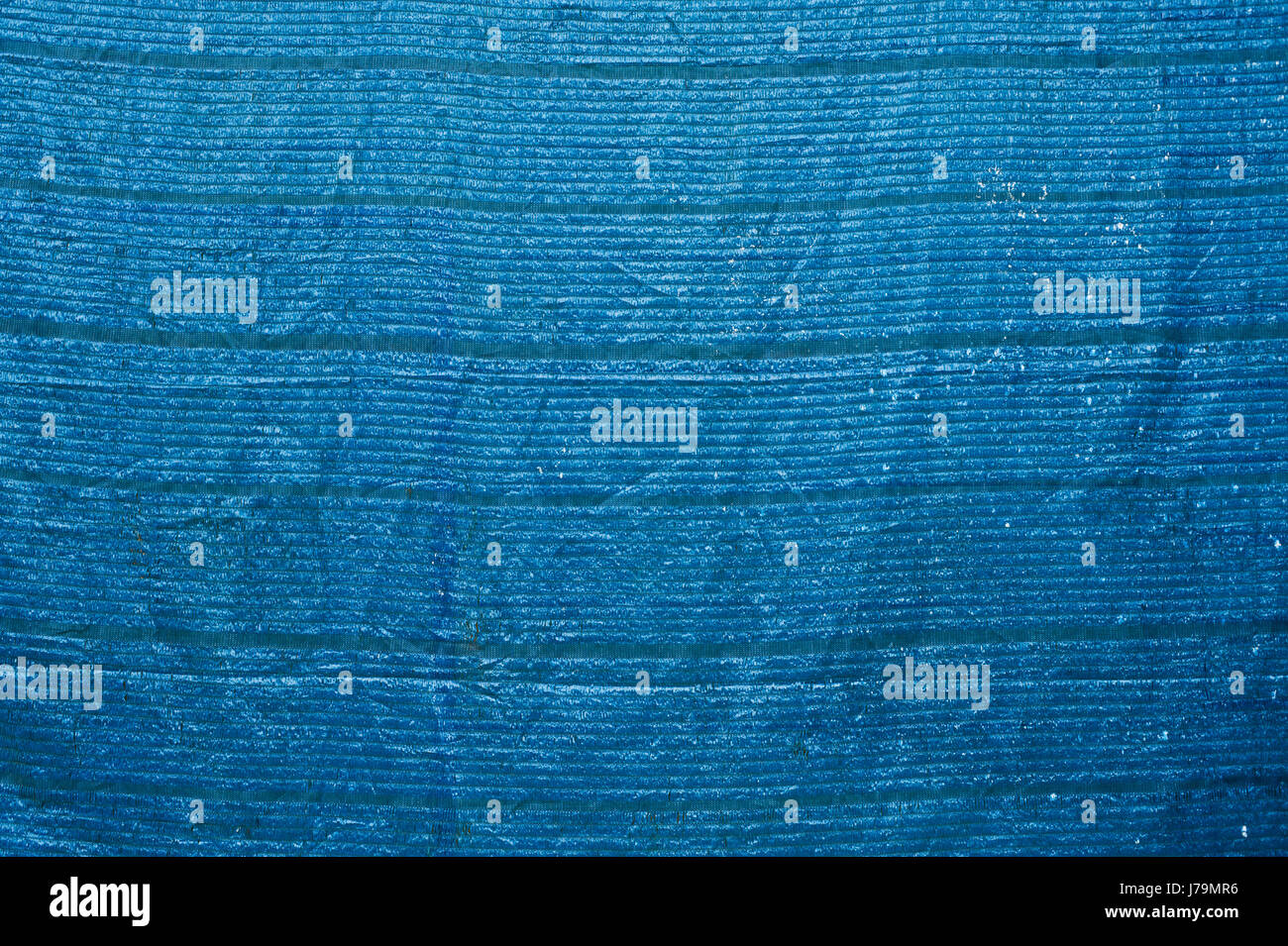 Blue PVC plastic Synthetic texture use for background Stock Photo