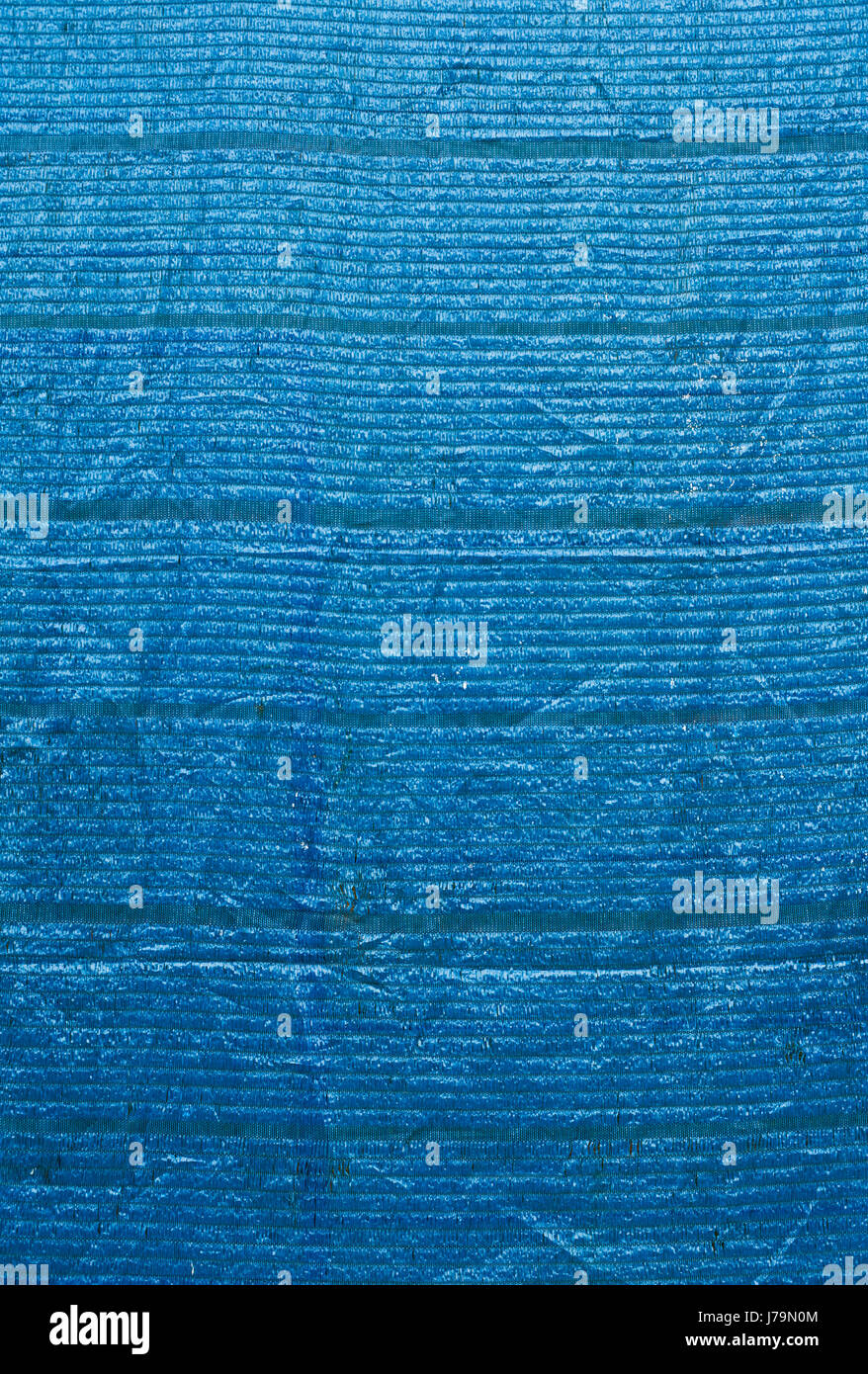 Blue PVC plastic Synthetic texture use for background Stock Photo