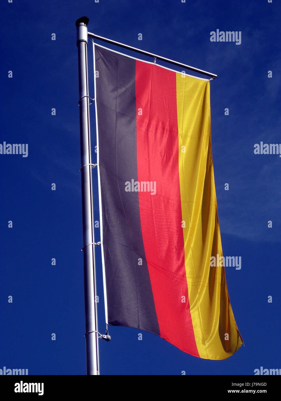 object location shot Germany-flies a flag pictogram symbol pictograph trade Stock Photo