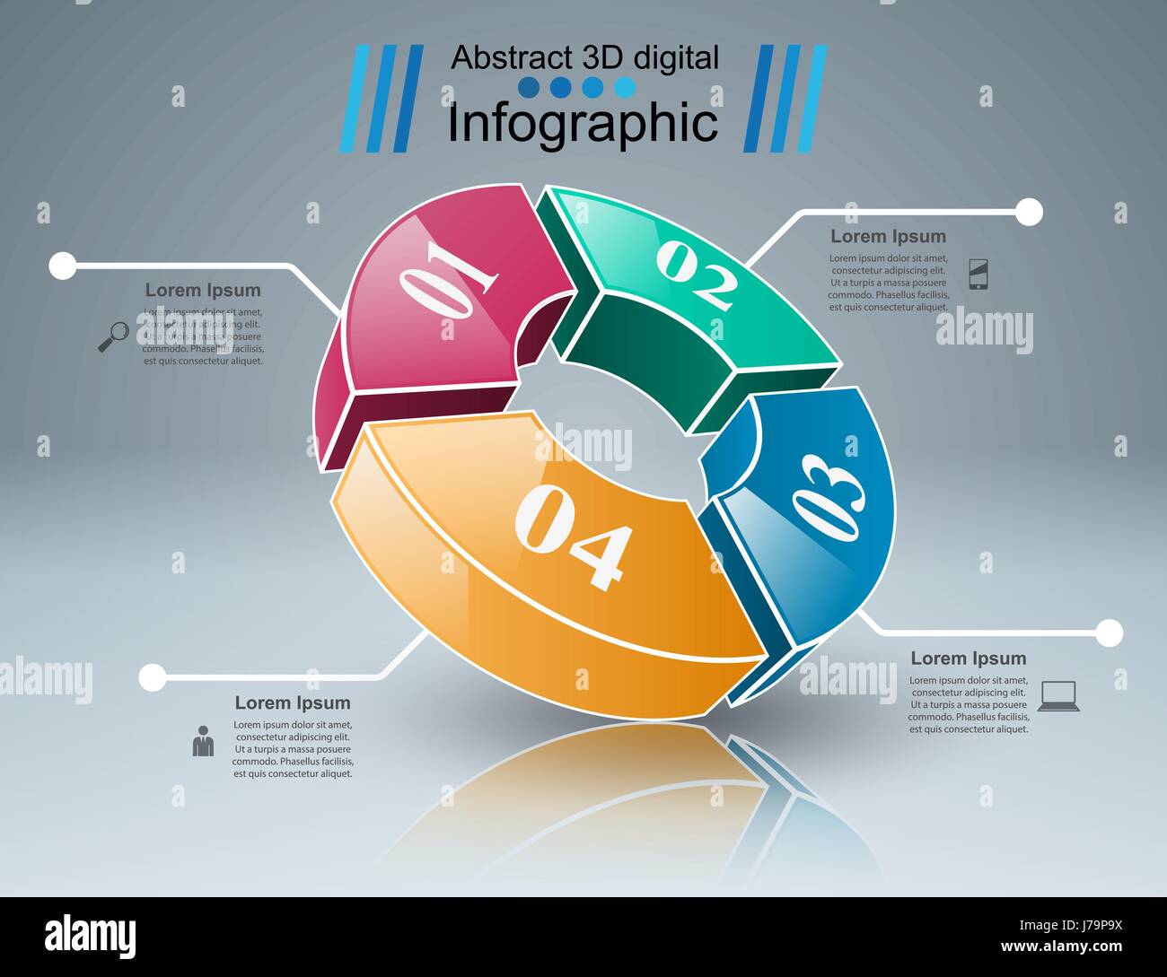 Origami Inforgraphics Business Infographics origami style Vector illustration Stock Vector ...