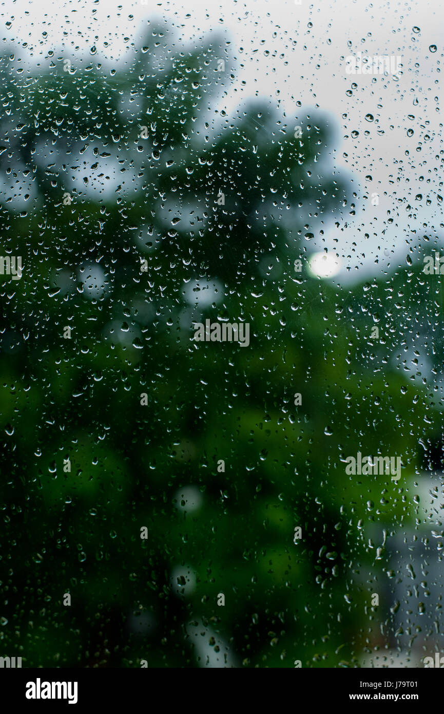 Rain water drops on a glass surface background, Abstract Backdrop Stock ...