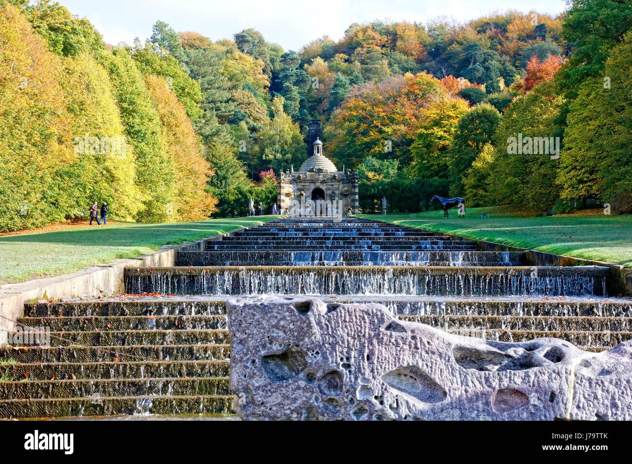Chatsworth House And Gardens Stock Photo Alamy