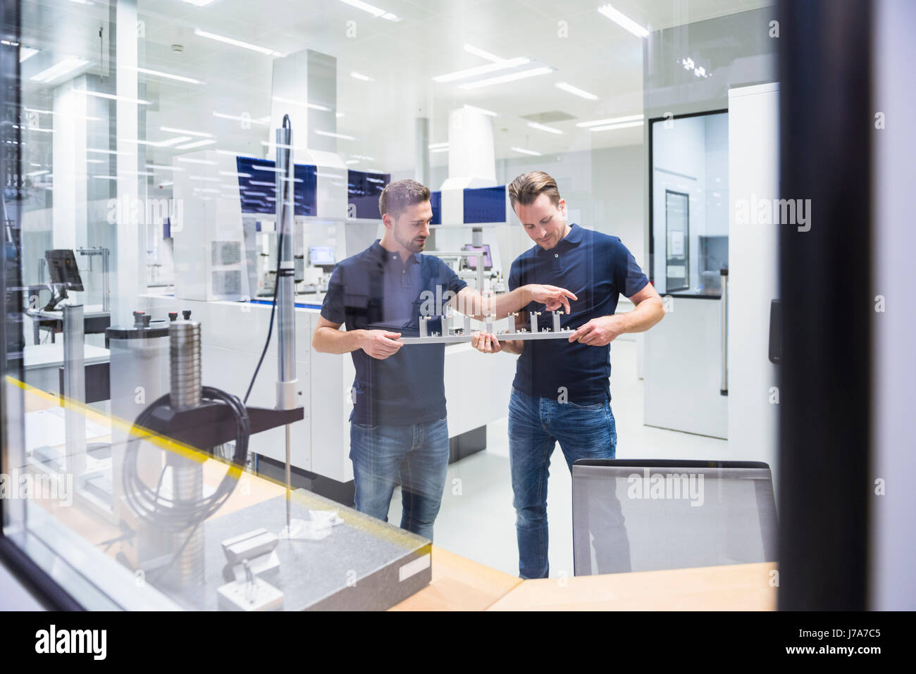 Two Men In Testing Room High Resolution Stock Photography and Images ...