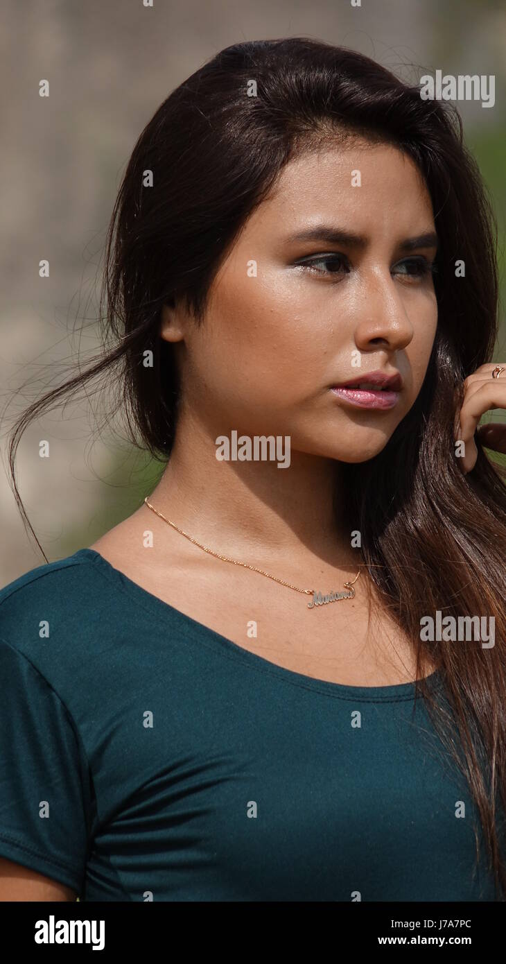 Young minority teenage female hi-res stock photography and images - Alamy