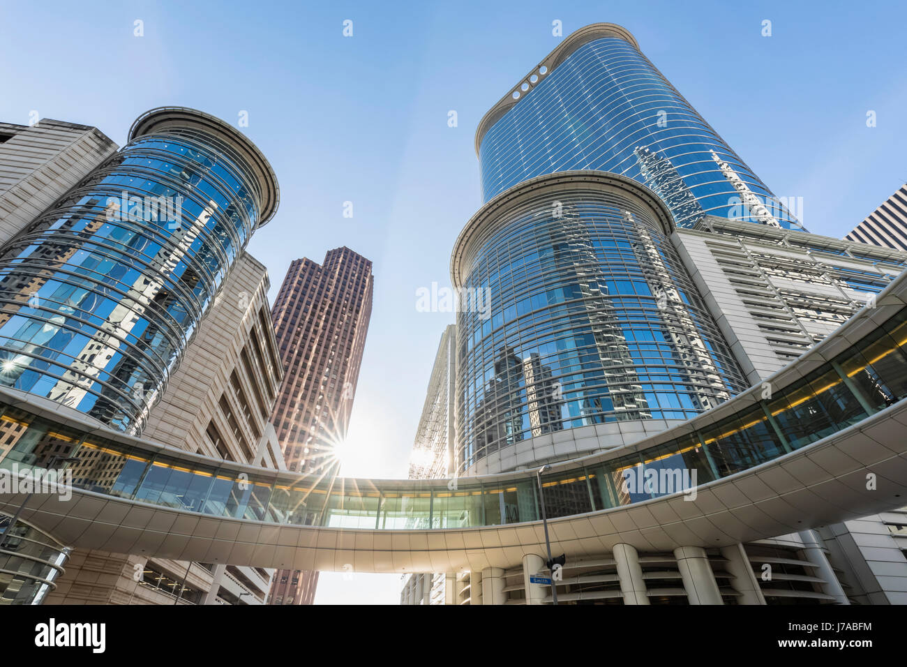 USA, Texas, Houston, 1400 Smith Street, Chevron Building Stock Photo