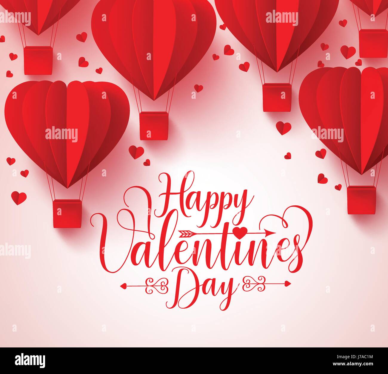 Happy Valentines Day Vector Greetings Card Design With Paper Cut Red Stock Vector Image Art Alamy Happy Valentines Day Vector Greetings Card Design With Paper Cut Red Stock Vector Image Art Alamy