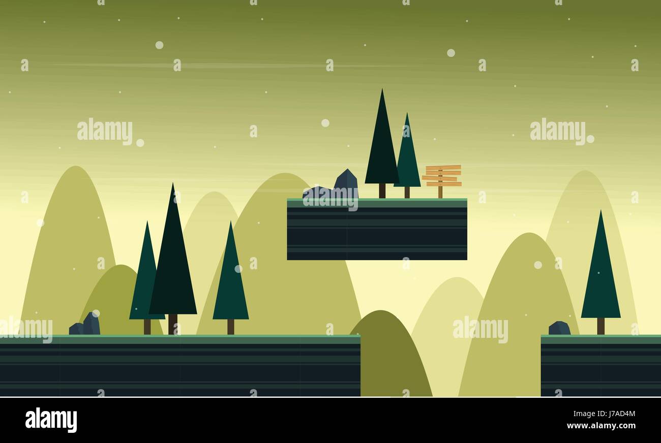 Collection stock game background style scenery Stock Vector Image & Art