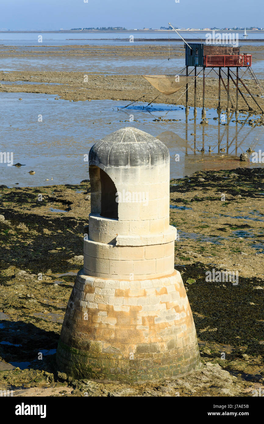 France, Charente Maritime, Port des Barques, Madame island, the well of the Insurges Stock Photo