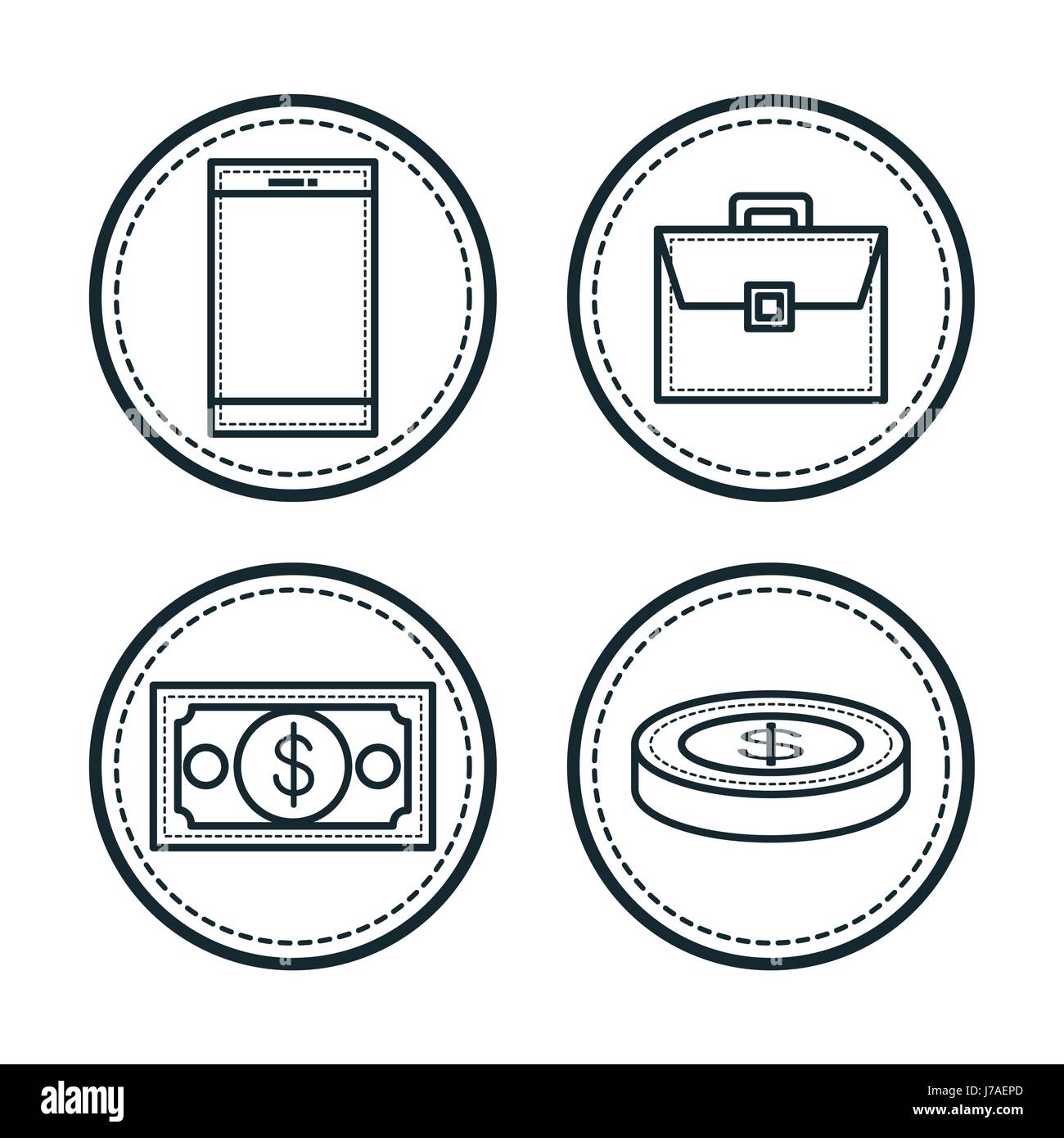 Hand drawn icons Stock Vector Image & Art - Alamy