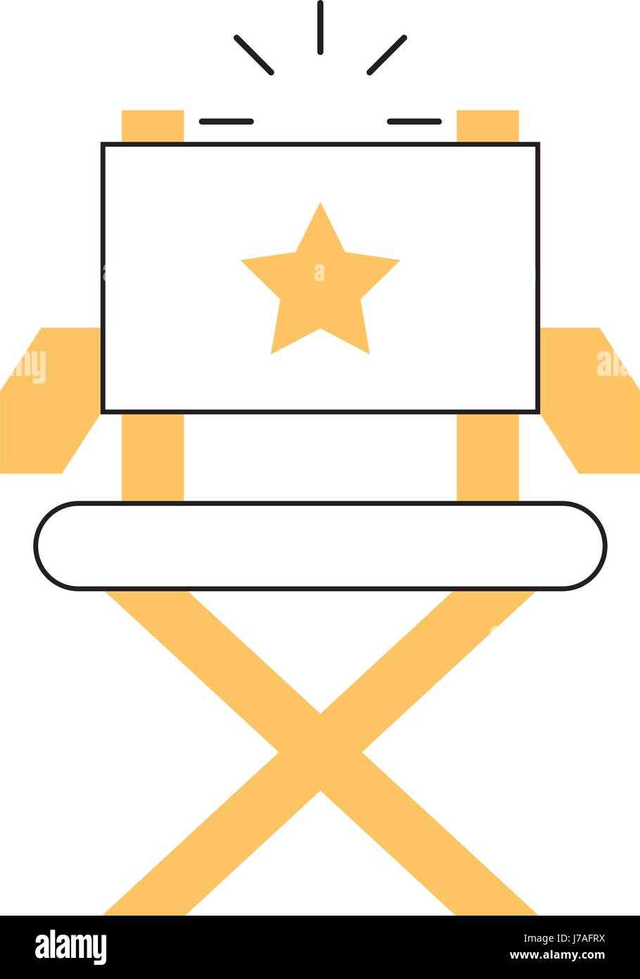 movie director chair icon Stock Vector Image & Art Alamy