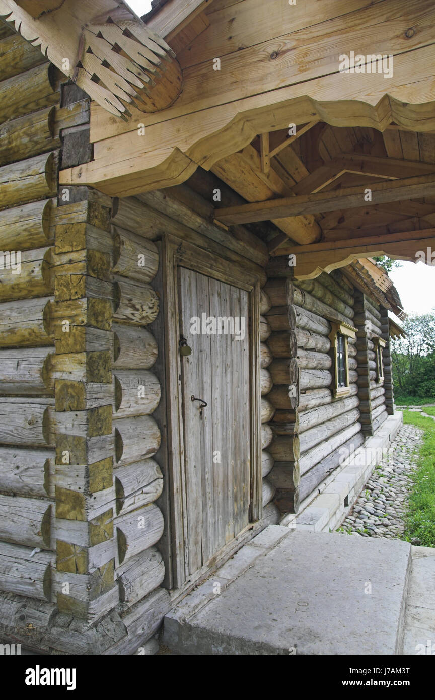 house building door wooden old ancient house building culture tree ...