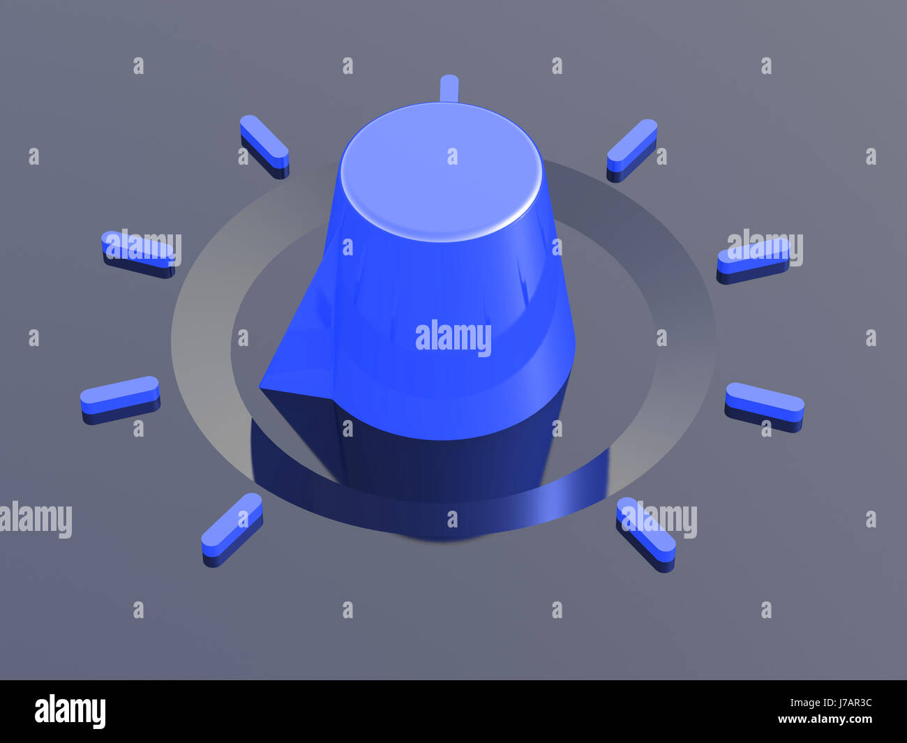knob blue black 02 Stock Photo Alamy