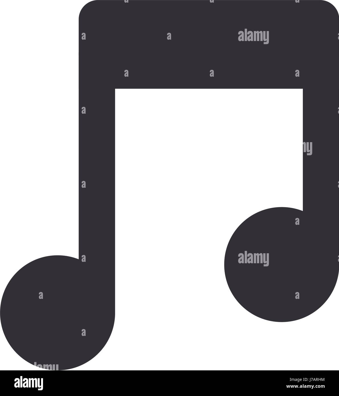 black music symbol icon design Stock Vector Image & Art Alamy