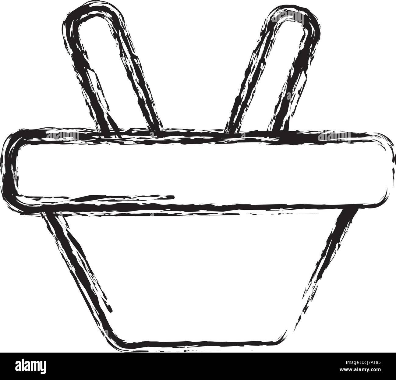 figure shopping basket symbol icon Stock Vector Image & Art - Alamy